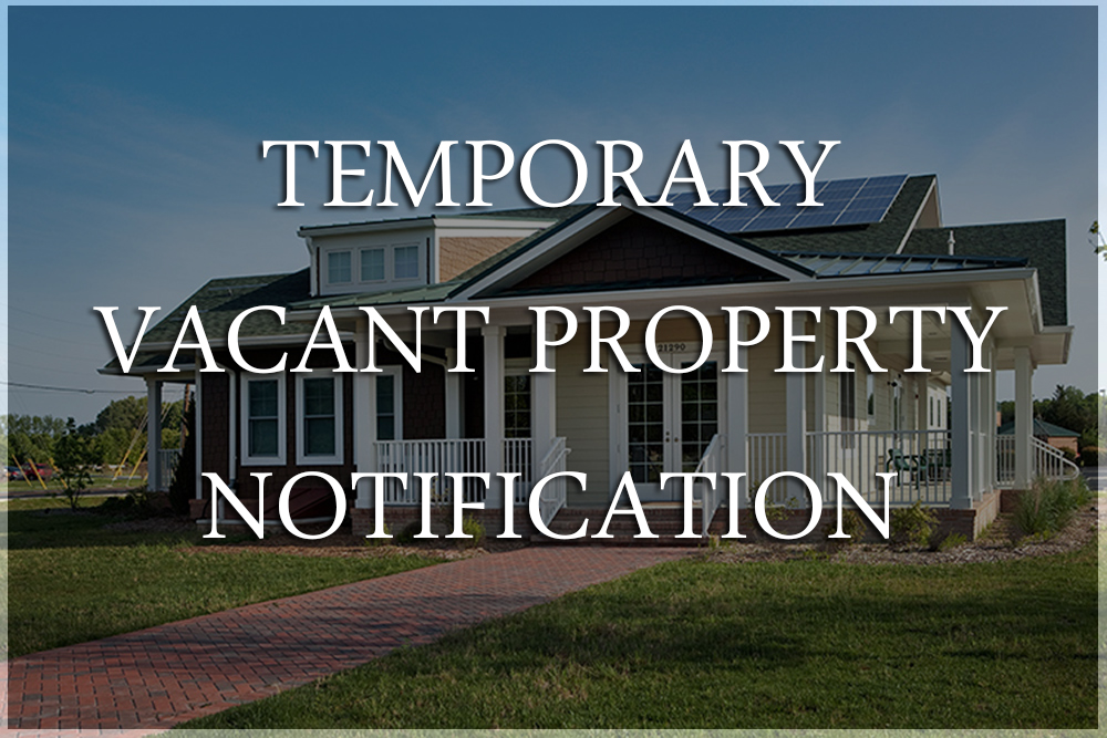 Temporay Vacant Property